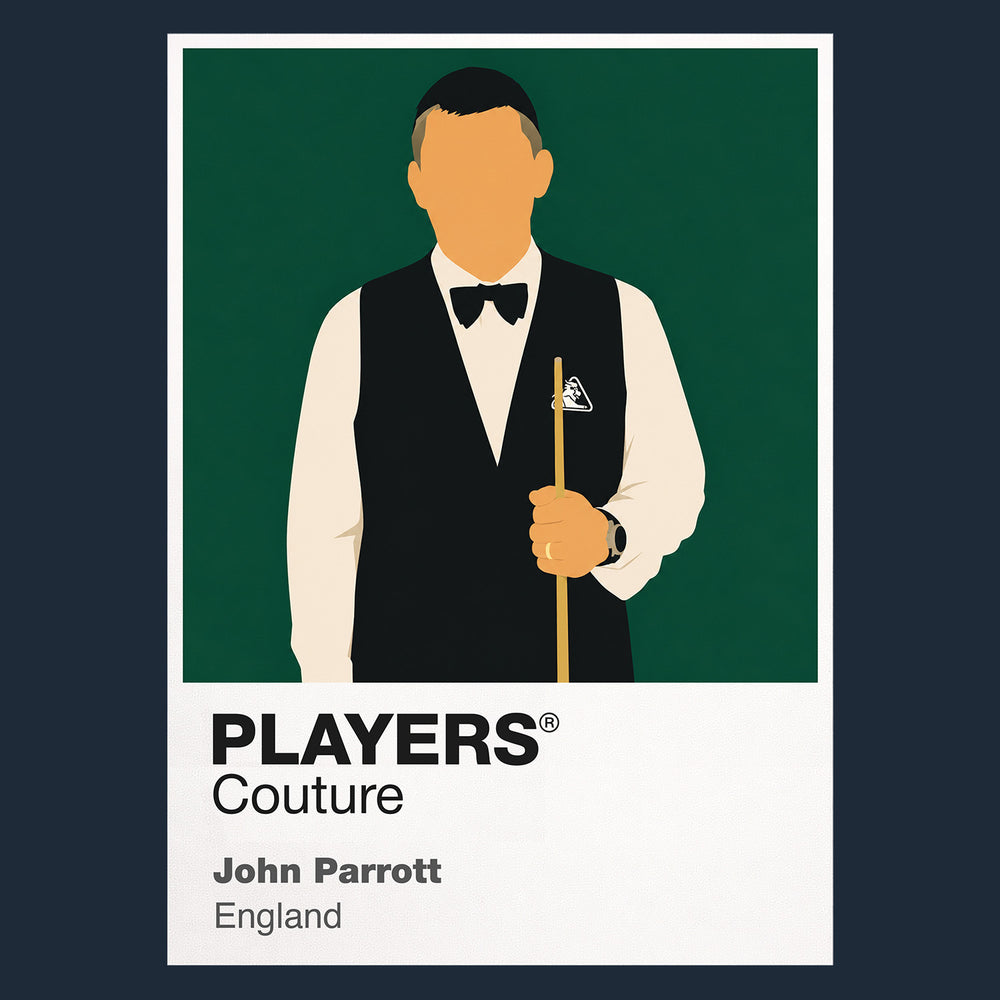 John Parrott Snooker Icon Frame Men's Hoodie