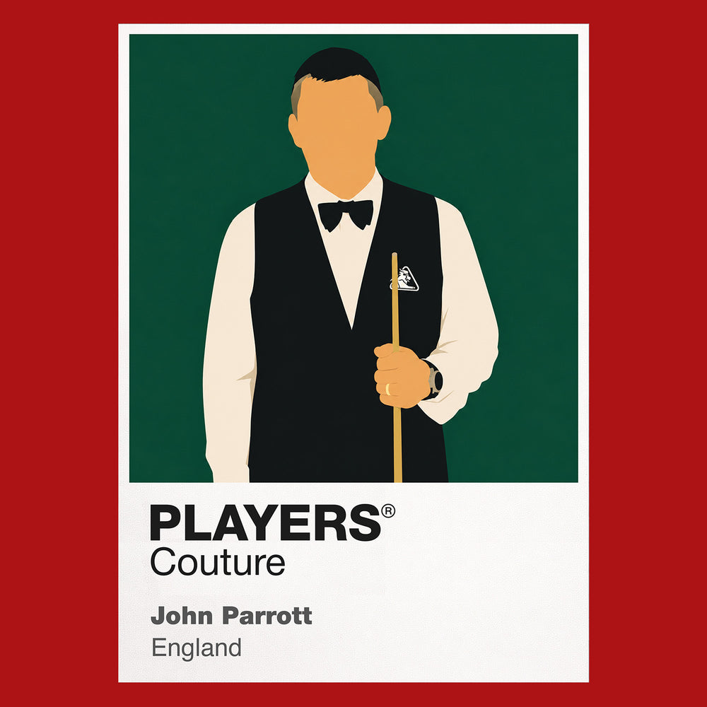 John Parrott Snooker Icon Frame Men's Hoodie