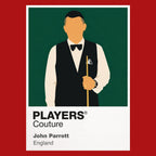 John Parrott Snooker Icon Frame Men's Hoodie