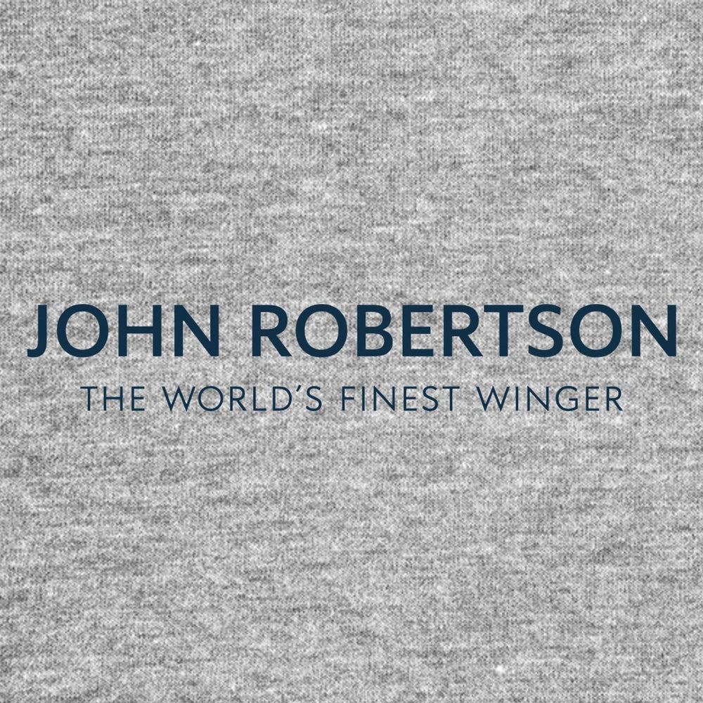 John Robertson Logo Players Couture Mens T-Shirt - White / S | Derby County, Dundee, Fashion Collection, Football, Men's, Nottingham Forest, Scotland, T-Shirts, Volume 1