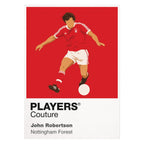 John Robertson Nottingham Forest Icon Frame — White