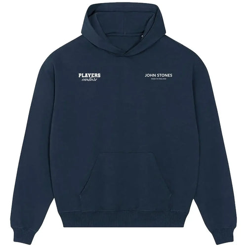 John Stones hoodie – navy men's hoodie featuring the John Stones Players Couture logo