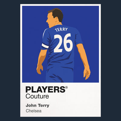 John Terry Chelsea Icon Frame Men's Hoodie — Navy Artwork