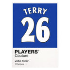 John Terry 26 Football Shirt Frame Men's Hoodie – white close-up detail shot of the John Terry 26 Football Players Couture