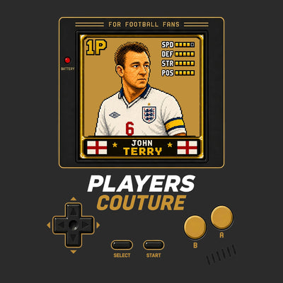 John Terry 1P 8-Bit t-shirt retro gaming design by Players Couture