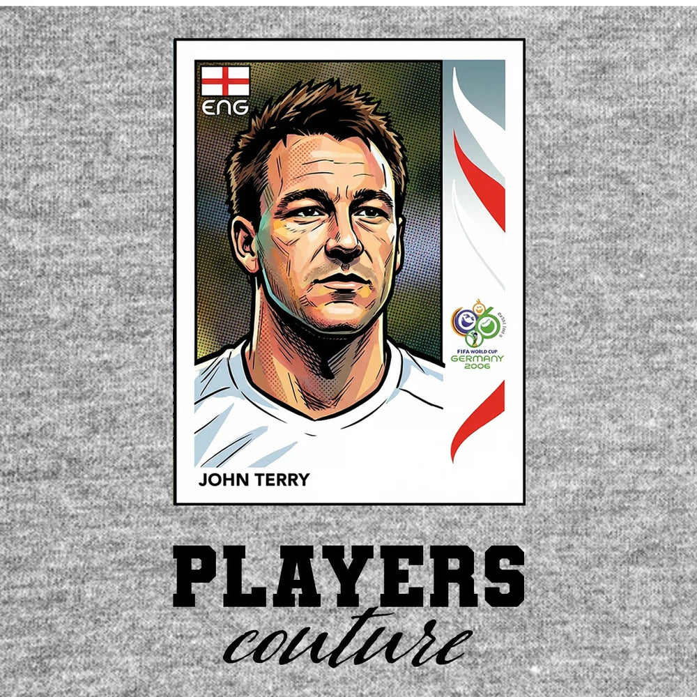 John Terry World Cup Sticker Kids T-Shirt – john terry grey Players Couture design