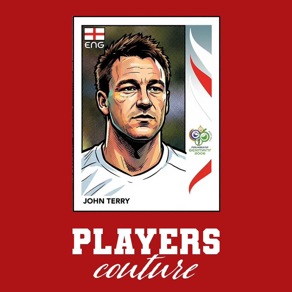John Terry World Cup Sticker Kids T-Shirt – john terry red Players Couture design