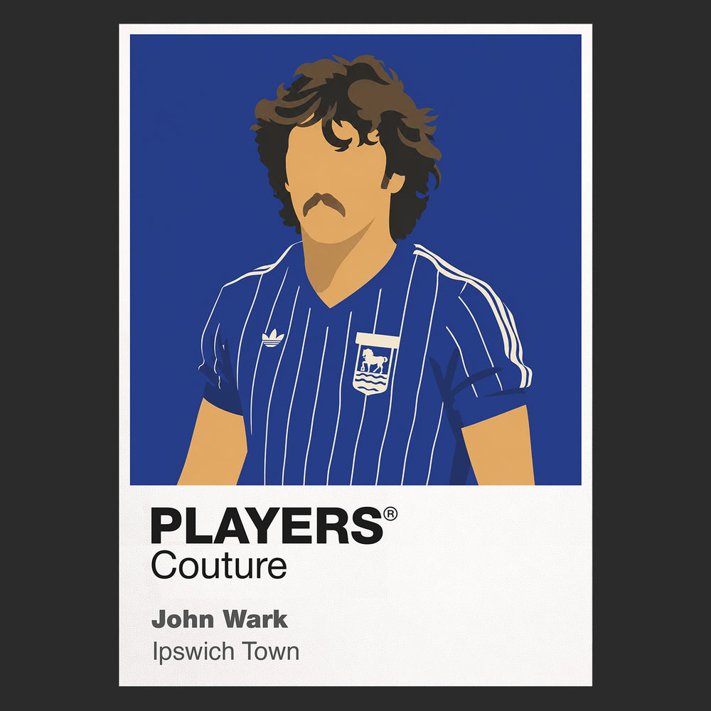 John Wark Ipswich Town Icon Frame — Black