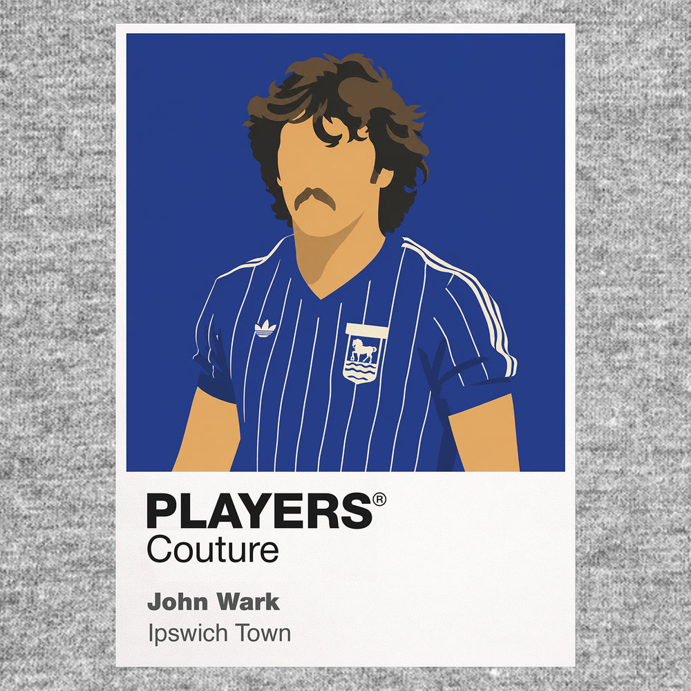 John Wark Ipswich Town Icon Frame — Gray