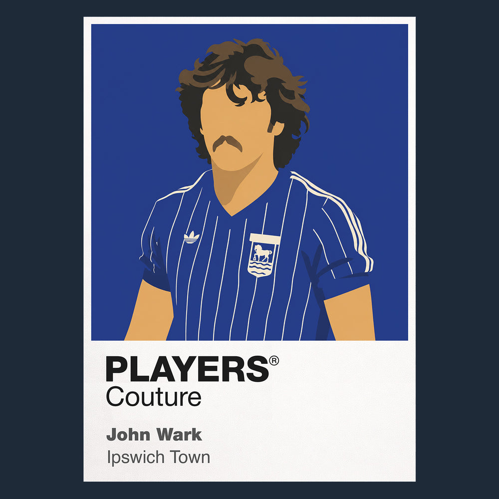 John Wark Ipswich Town Icon Frame — Navy