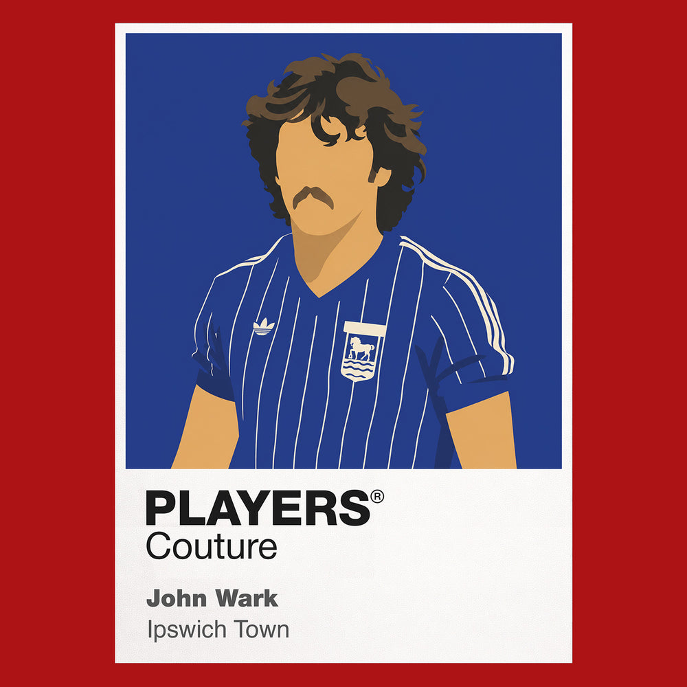 John Wark Ipswich Town Icon Frame — Red