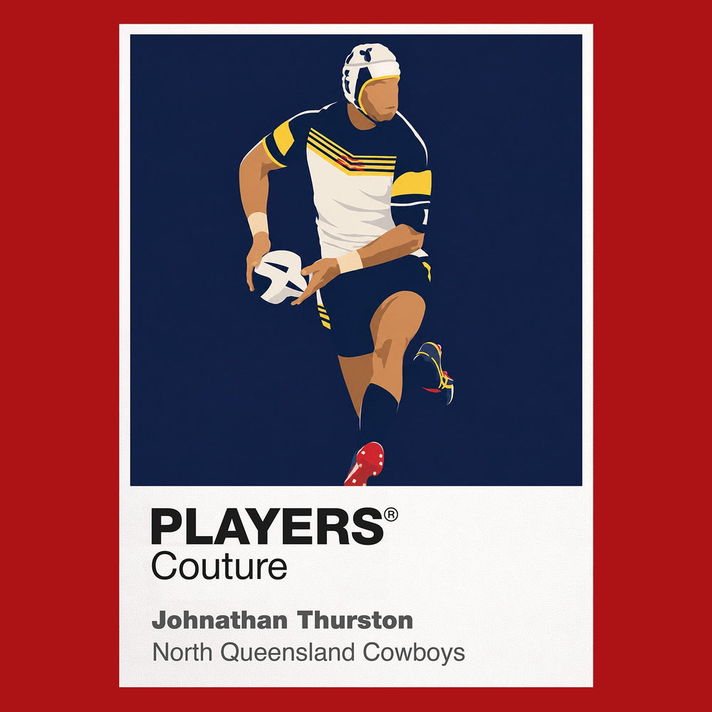 Johnathan Thurston North Queensland Cowboys rugby league T-shirt red