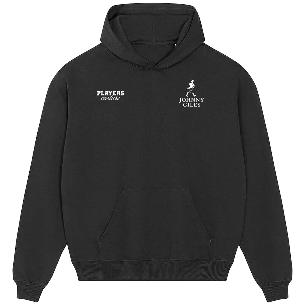 Johnny Giles Logo Players Couture Men's Casual Hoodie Black