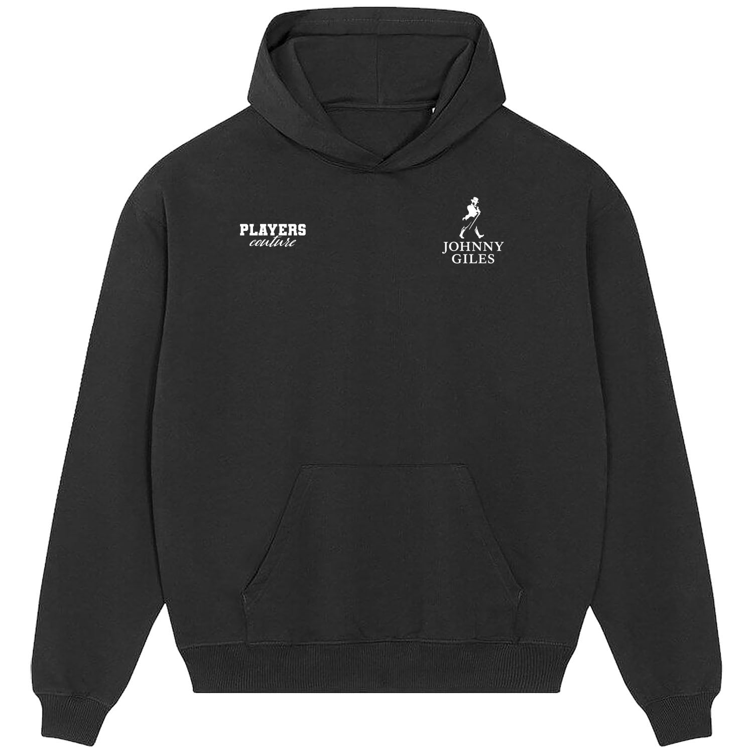 Johnny Giles Logo Players Couture Men's Casual Hoodie Black