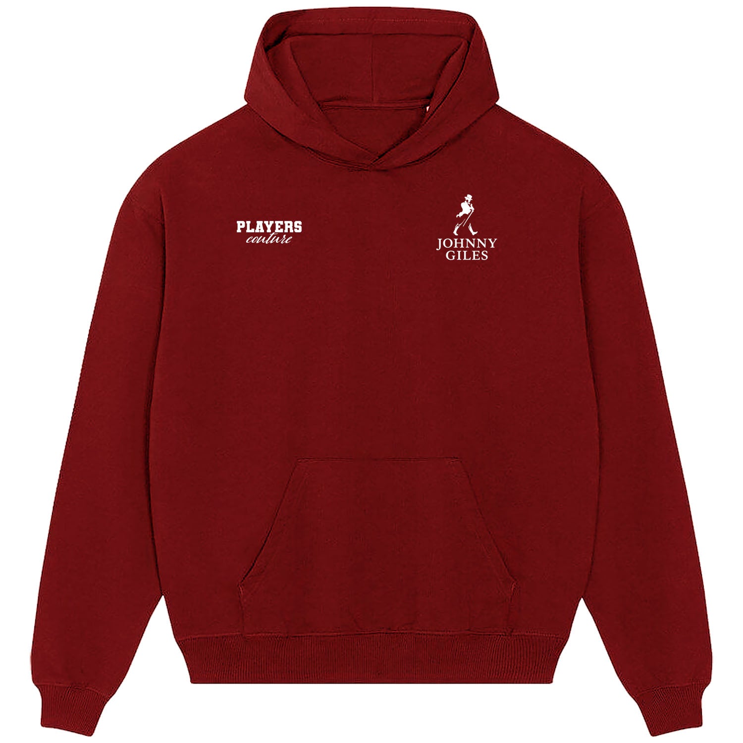 Johnny Giles Logo Players Couture Men's Casual Hoodie Red