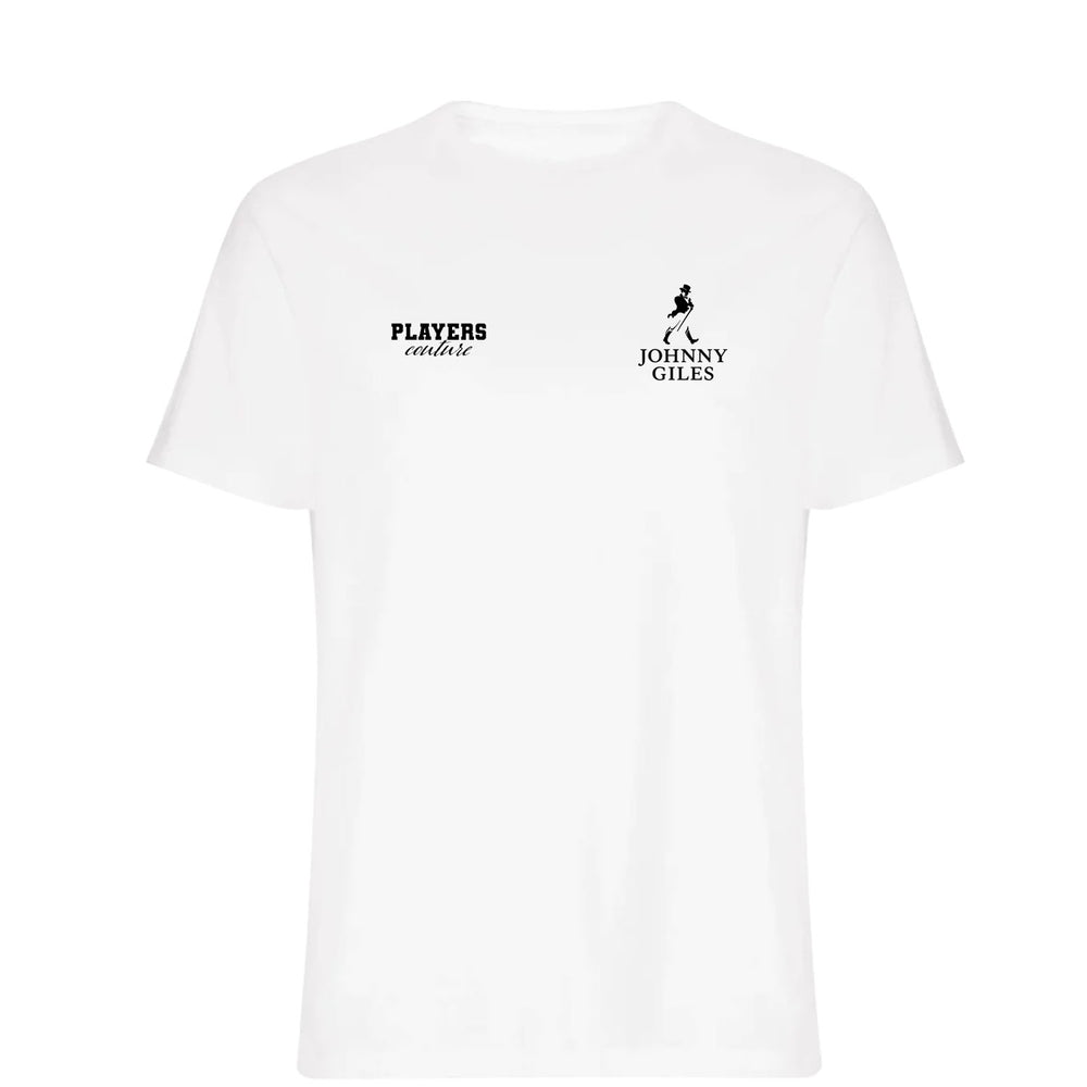 Johnny Giles Logo Players Couture Men's T-Shirt White