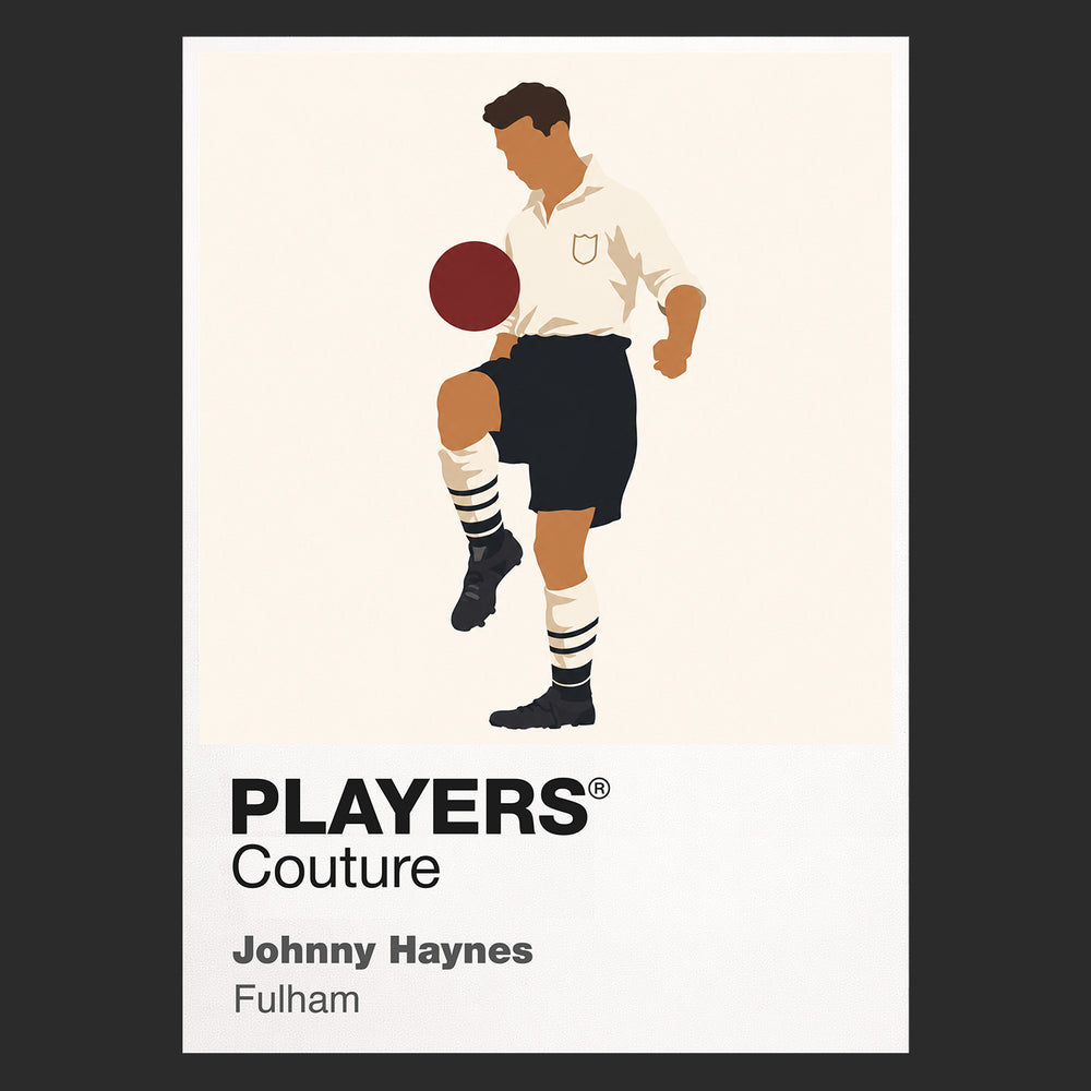Johnny Haynes Fulham Icon Frame — Black