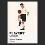 Johnny Haynes Fulham Icon Frame Men's Hoodie — Black Artwork