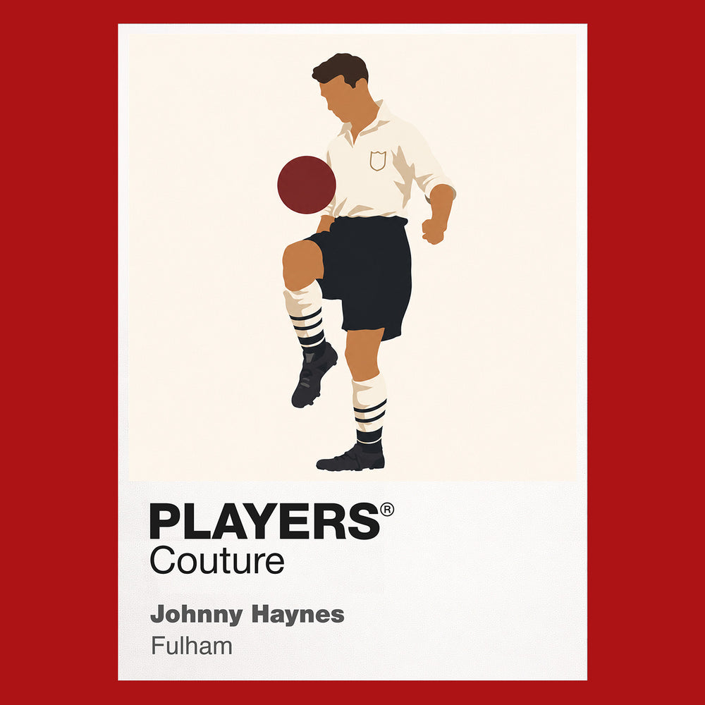 Johnny Haynes Fulham Icon Frame — Red