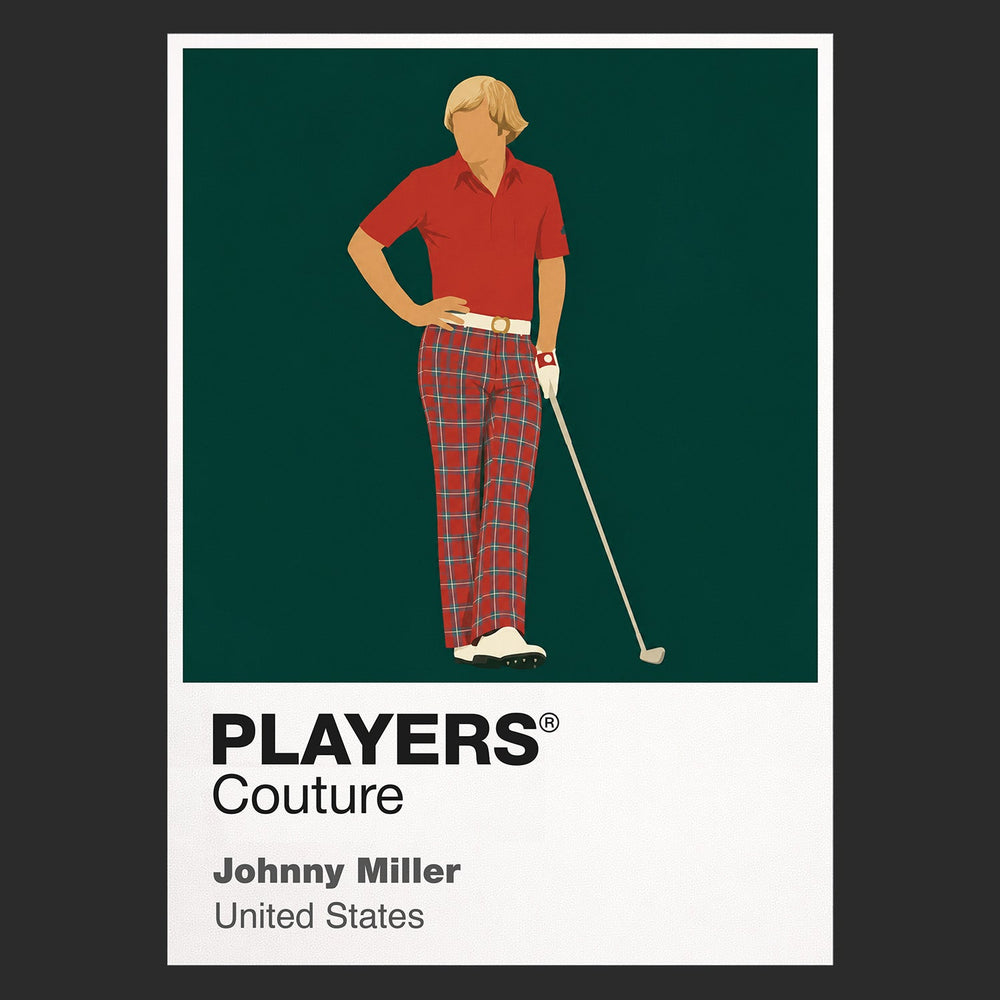 Johnny Miller Golf Icon Frame Men's Polo Shirt