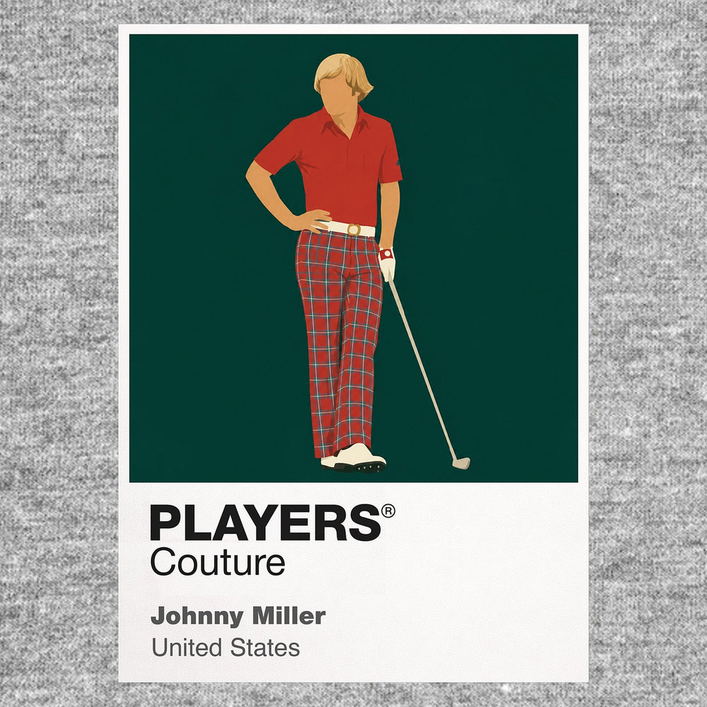 Johnny Miller Golf Icon Frame Men's Polo Shirt