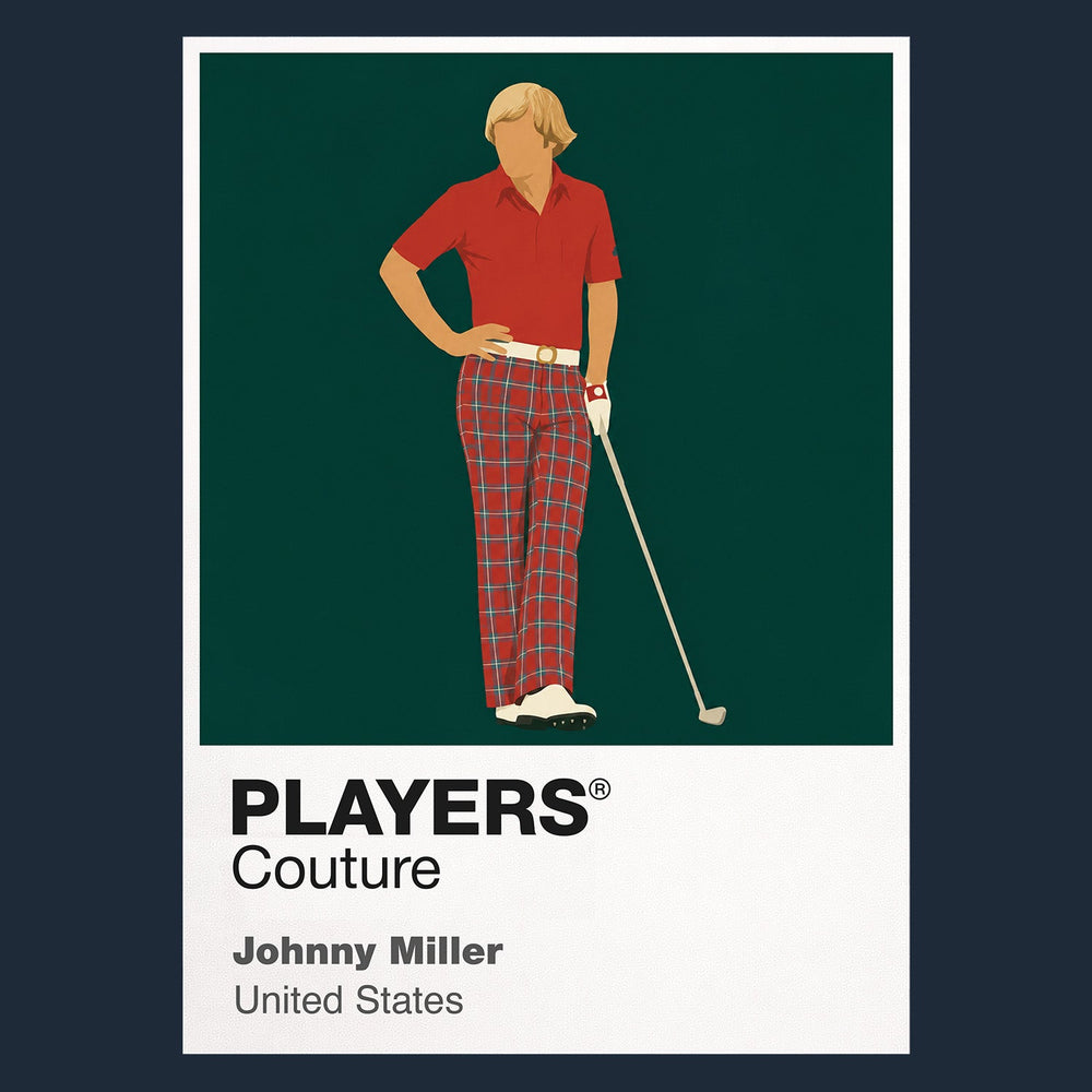 Johnny Miller Golf Icon Frame Men's Polo Shirt