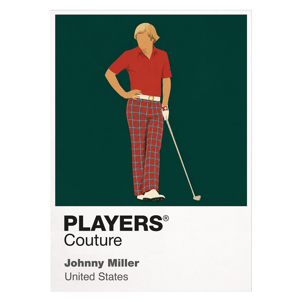 Johnny Miller Golf Icon Frame Men's Polo Shirt