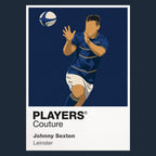 Johnny Sexton Leinster Rugby Union Icon Frame Men's Hoodie – image 1