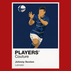 Johnny Sexton Leinster Rugby Union Icon Frame Men's T-Shirt – image 10