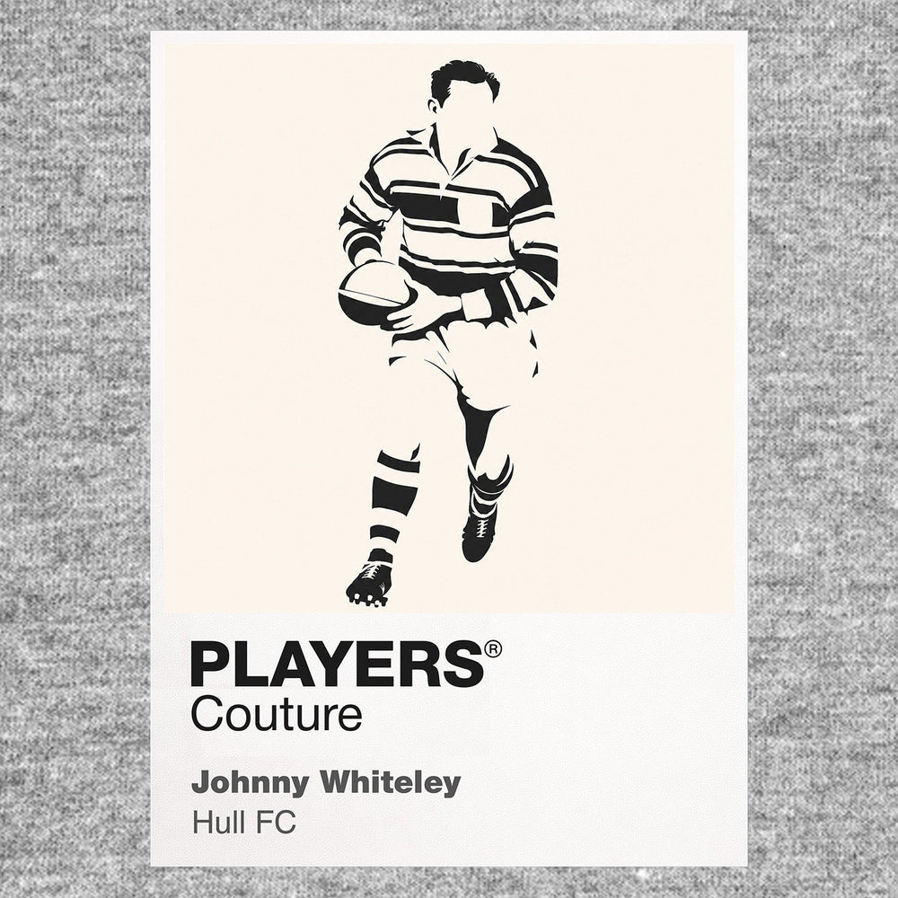 Johnny Whiteley Hull FC rugby league T-shirt grey