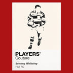 Johnny Whiteley Hull FC rugby league T-shirt red