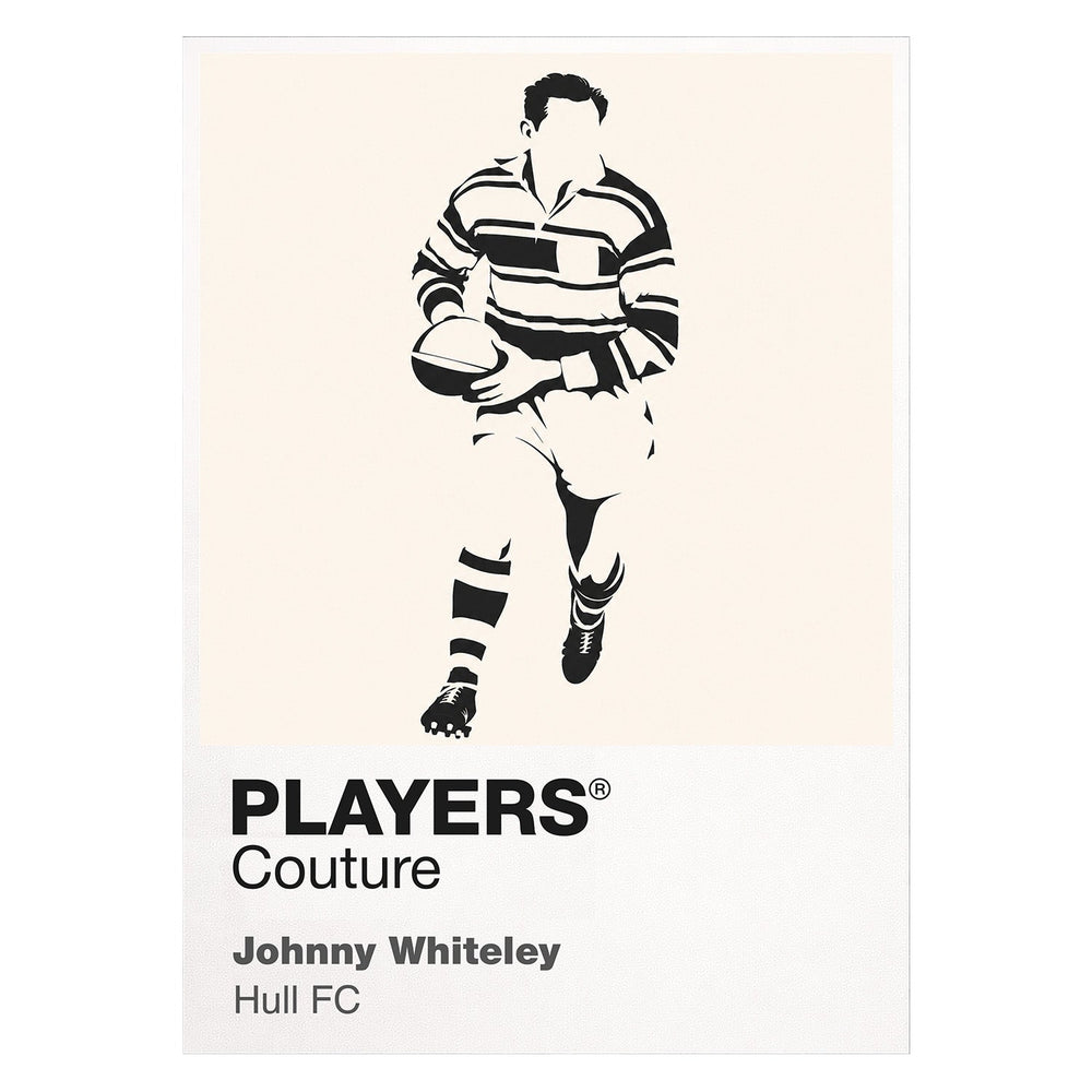 Johnny Whiteley Hull FC rugby league T-shirt white