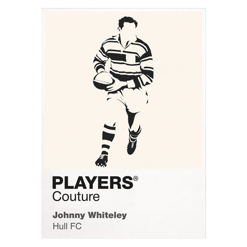 Johnny Whiteley Hull FC rugby league T-shirt white