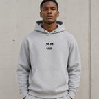 jojo name-print hoodie - grey