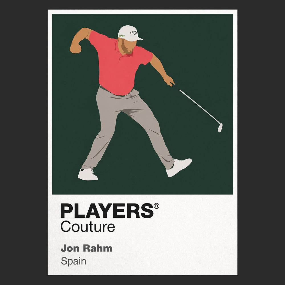 Jon Rahm Golf Icon Frame Men's Polo Shirt