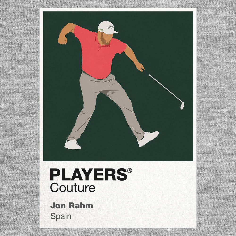 Jon Rahm Golf Icon Frame Men's Polo Shirt