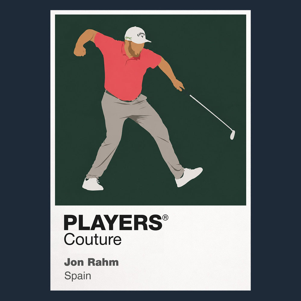Jon Rahm Golf Icon Frame Men's Polo Shirt