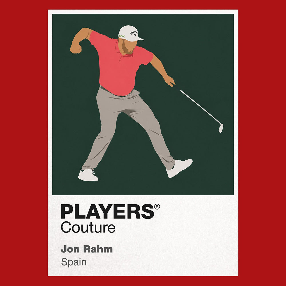 Jon Rahm Golf Icon Frame Men's Polo Shirt
