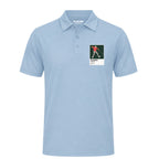 Jon Rahm Golf Icon Frame Men's Polo Shirt - Light Blue