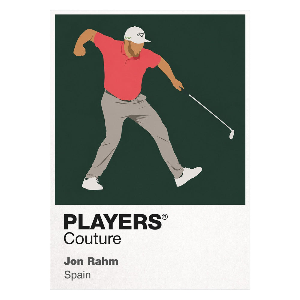 Jon Rahm Golf Icon Frame Men's Polo Shirt