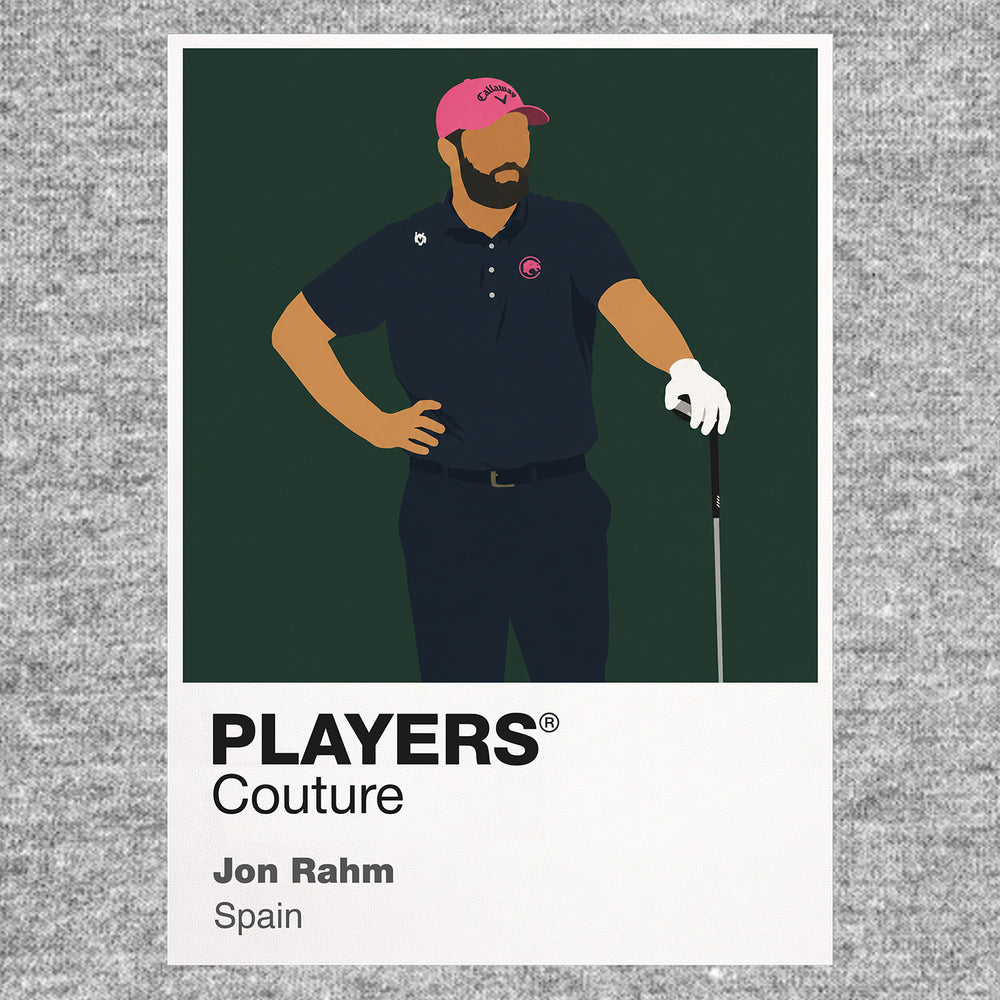 Jon Rahm 2 Golf Icon Frame Men's Hoodie
