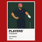Jon Rahm 2 Golf Icon Frame Men's Polo Shirt