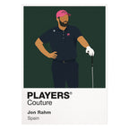 Jon Rahm 2 Golf Icon Frame Men's Polo Shirt