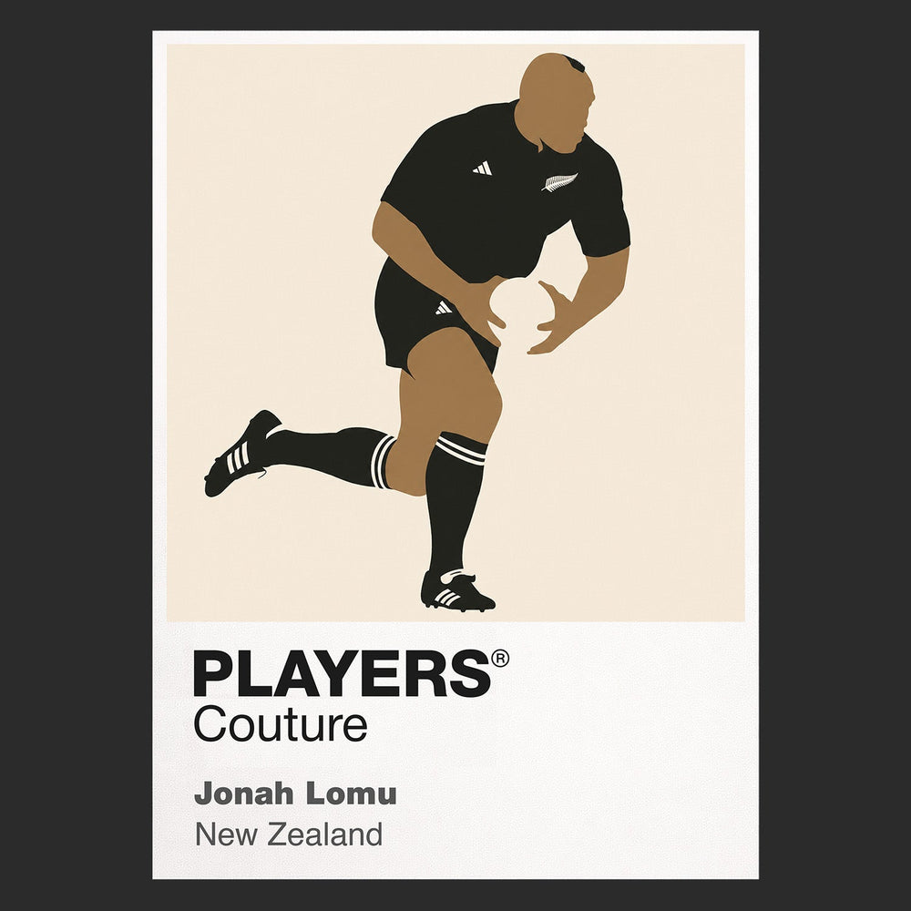Jonah Lomu Rugby Union Icon Frame Men's T-Shirt – image 9
