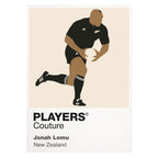 Jonah Lomu Rugby Union Icon Frame Men's Hoodie – image 8