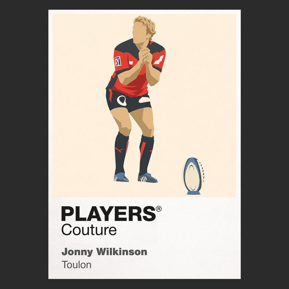Jonny Wilkinson Toulon Rugby Union Icon Frame Men's Hoodie – image 9