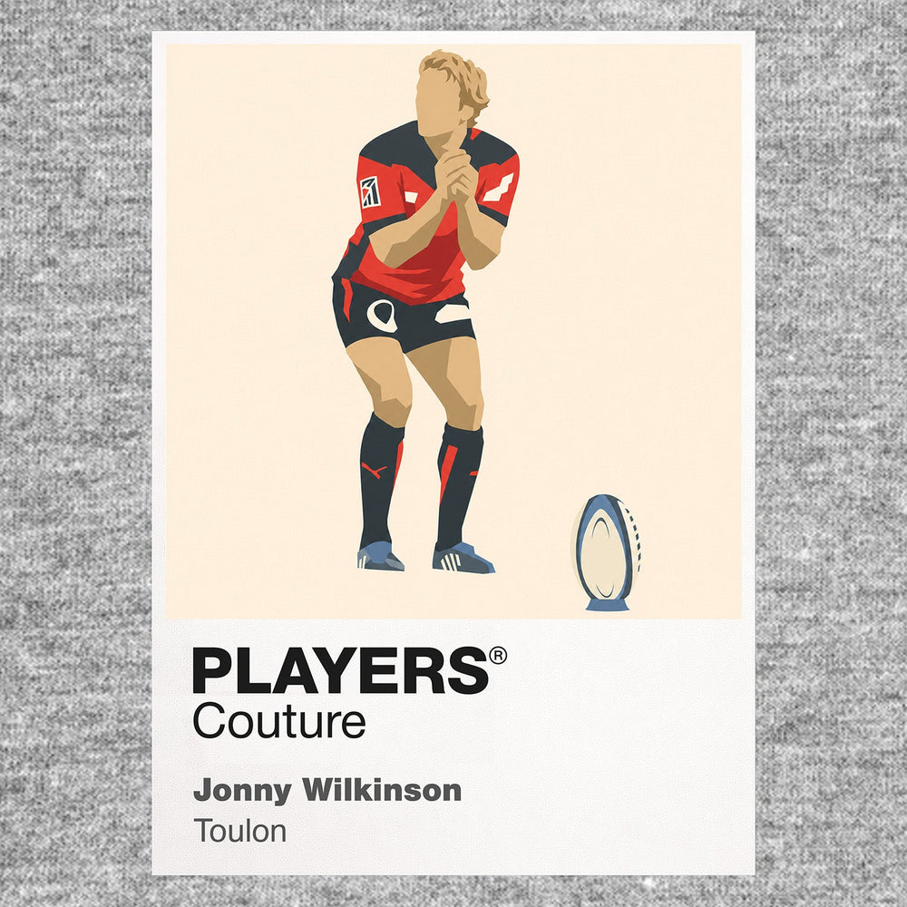 Jonny Wilkinson Toulon Rugby Union Icon Frame Men's Hoodie – image 6