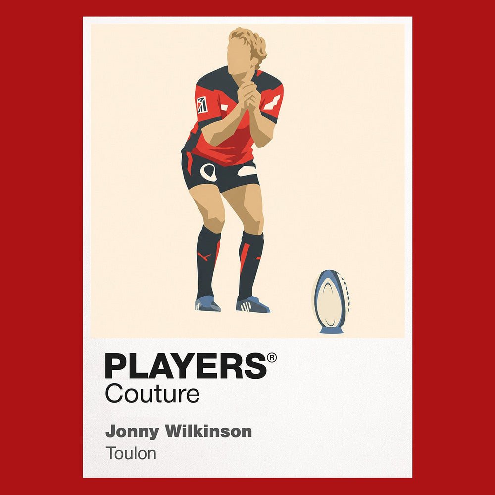 Jonny Wilkinson Toulon Rugby Union Icon Frame Men's Hoodie – image 7