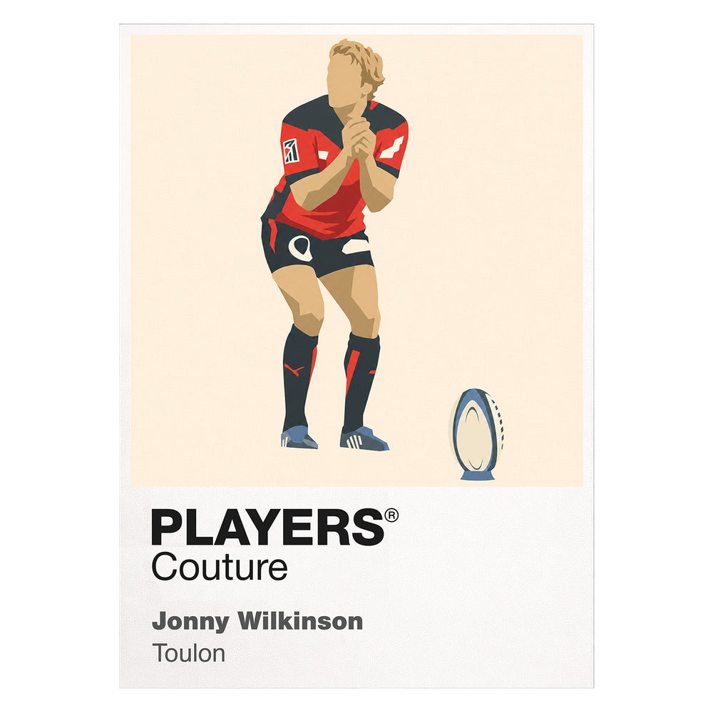 Jonny Wilkinson Toulon Rugby Union Icon Frame Men's Hoodie – image 8