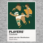 Joost van der Westhuizen Rugby Union Icon Frame Men's T-Shirt – image 7